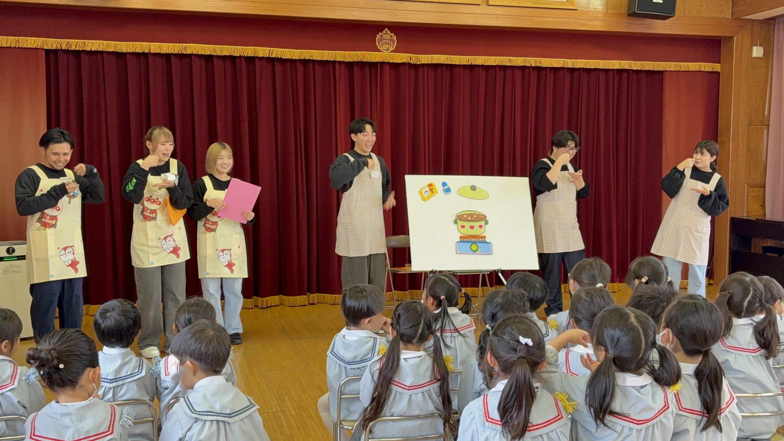 【栄養学科】附属幼稚園との交流会